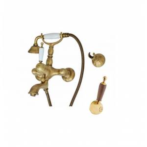 Смеситель для ванны и душа Bugnatese Oxford с декорированной рукояткой